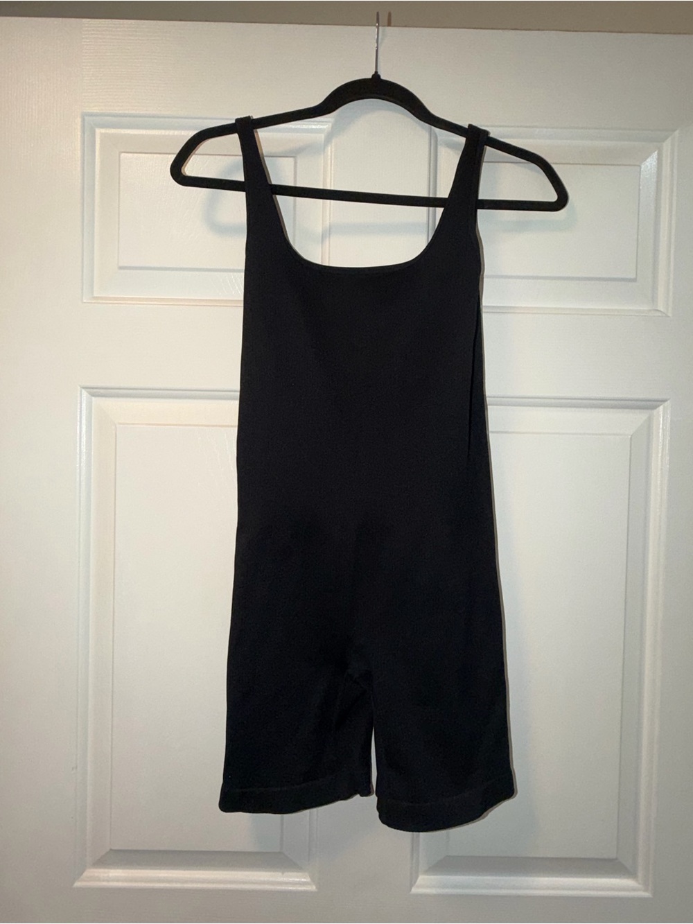 Black ribbed Romper